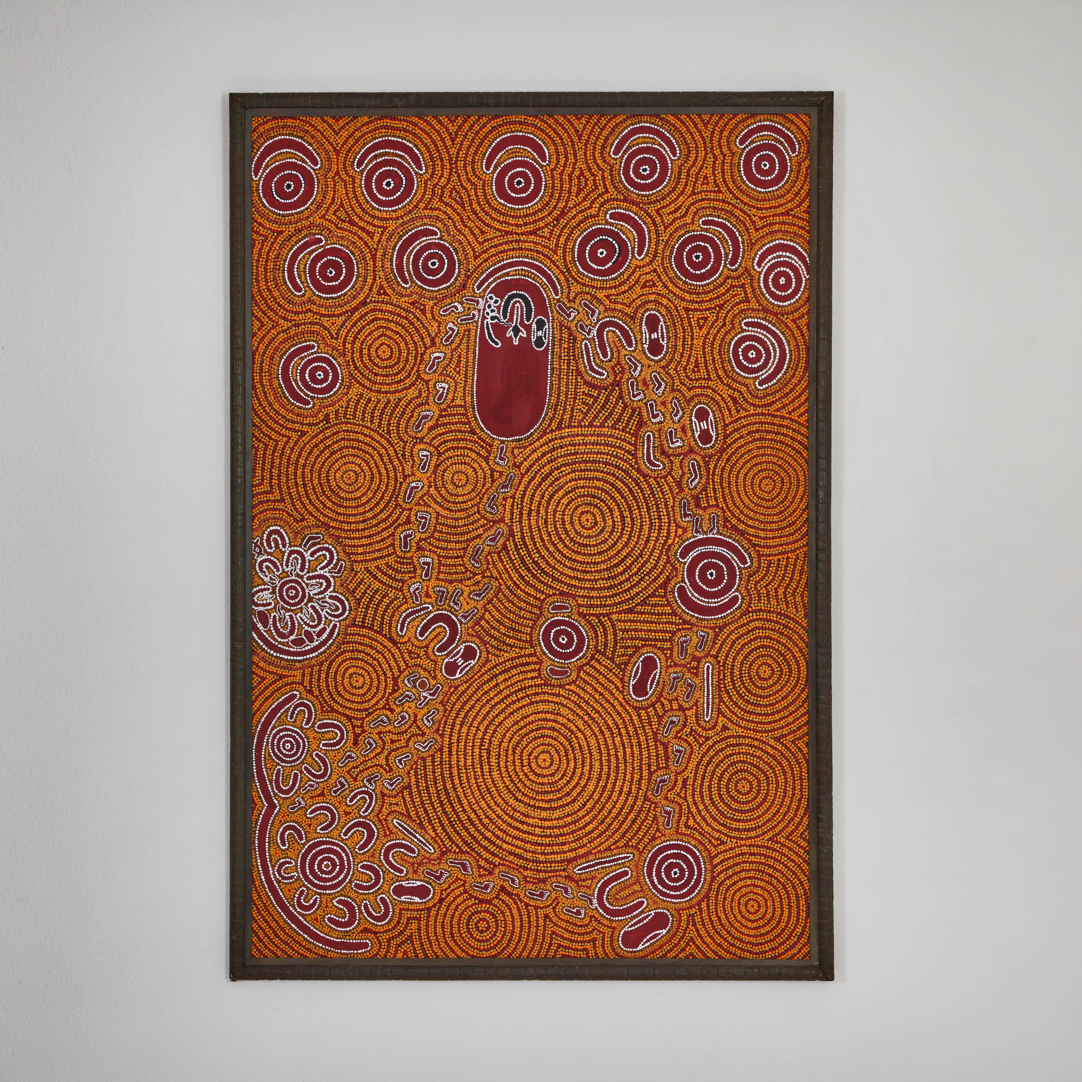 Aboriginal Jukurrpa par Andrea et Kathleen Martin Nungarrayi - Painting de Unknown