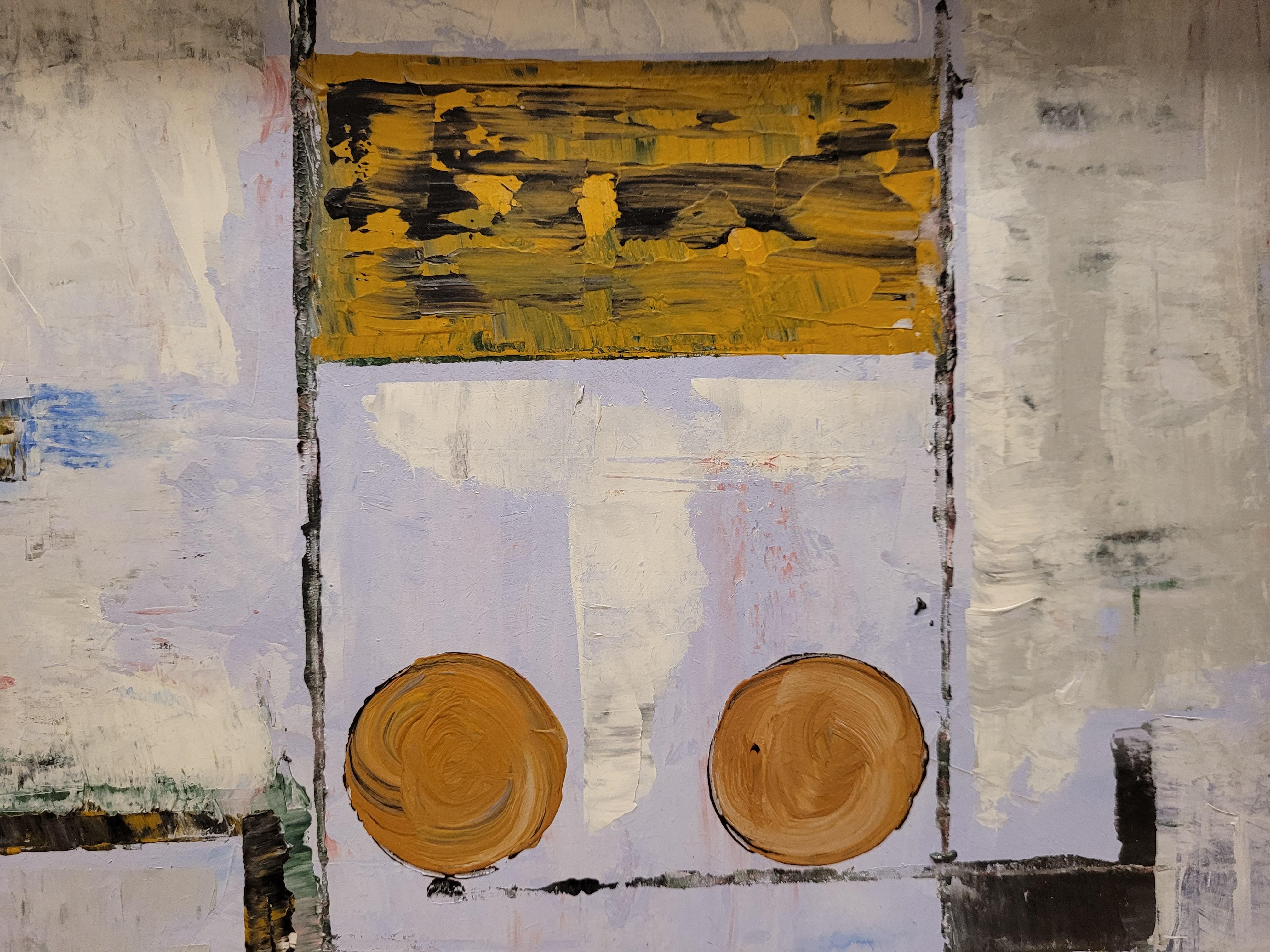 Acrílico abstracto sobre lienzo por J. C. Cárdenas en venta 8