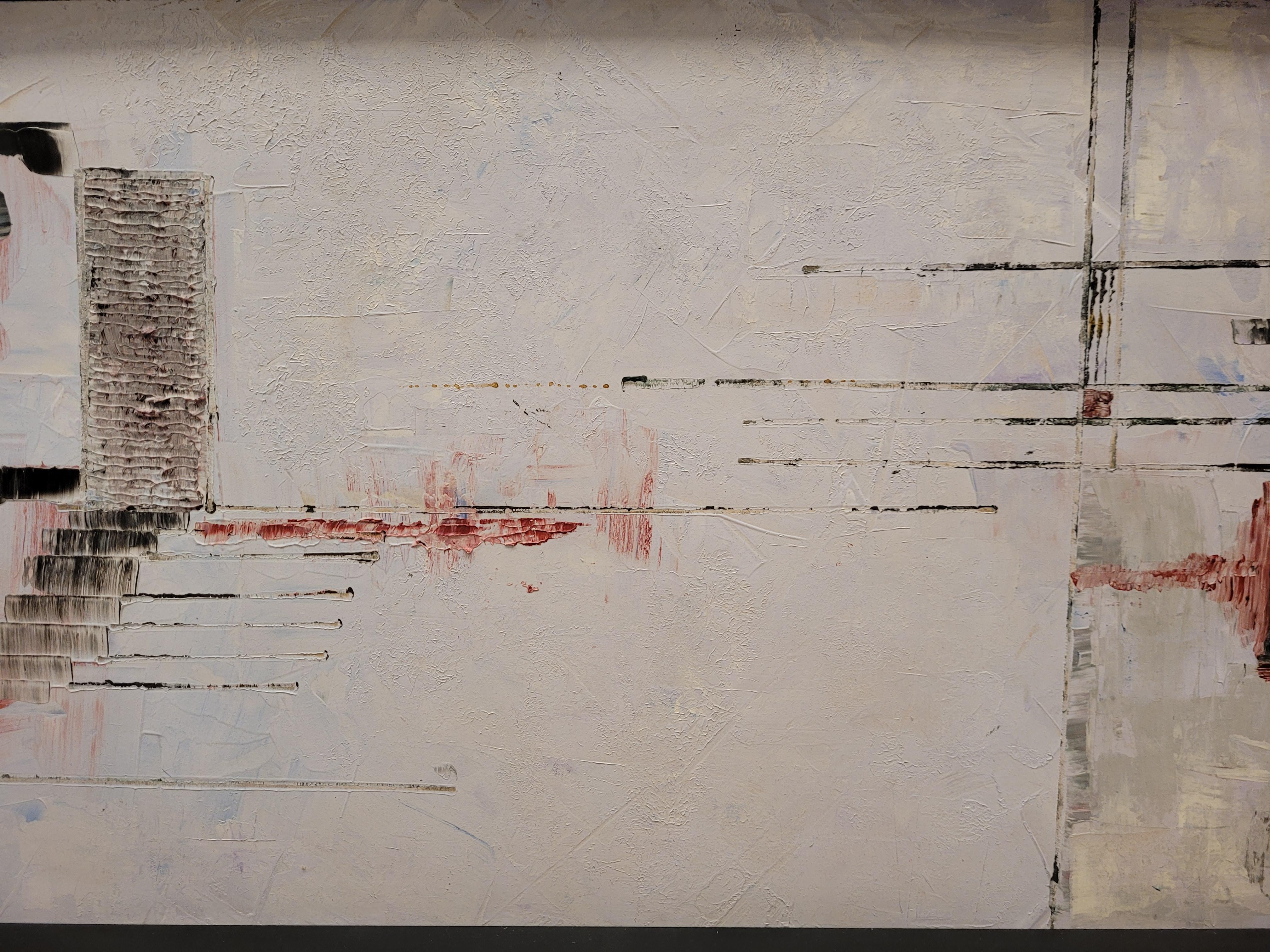 Acrílico abstracto sobre lienzo por J. C. Cárdenas en venta 2