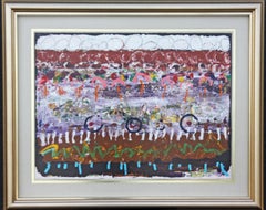 Abstract Bicycle Painting