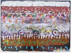 Abstract Bicycle Painting