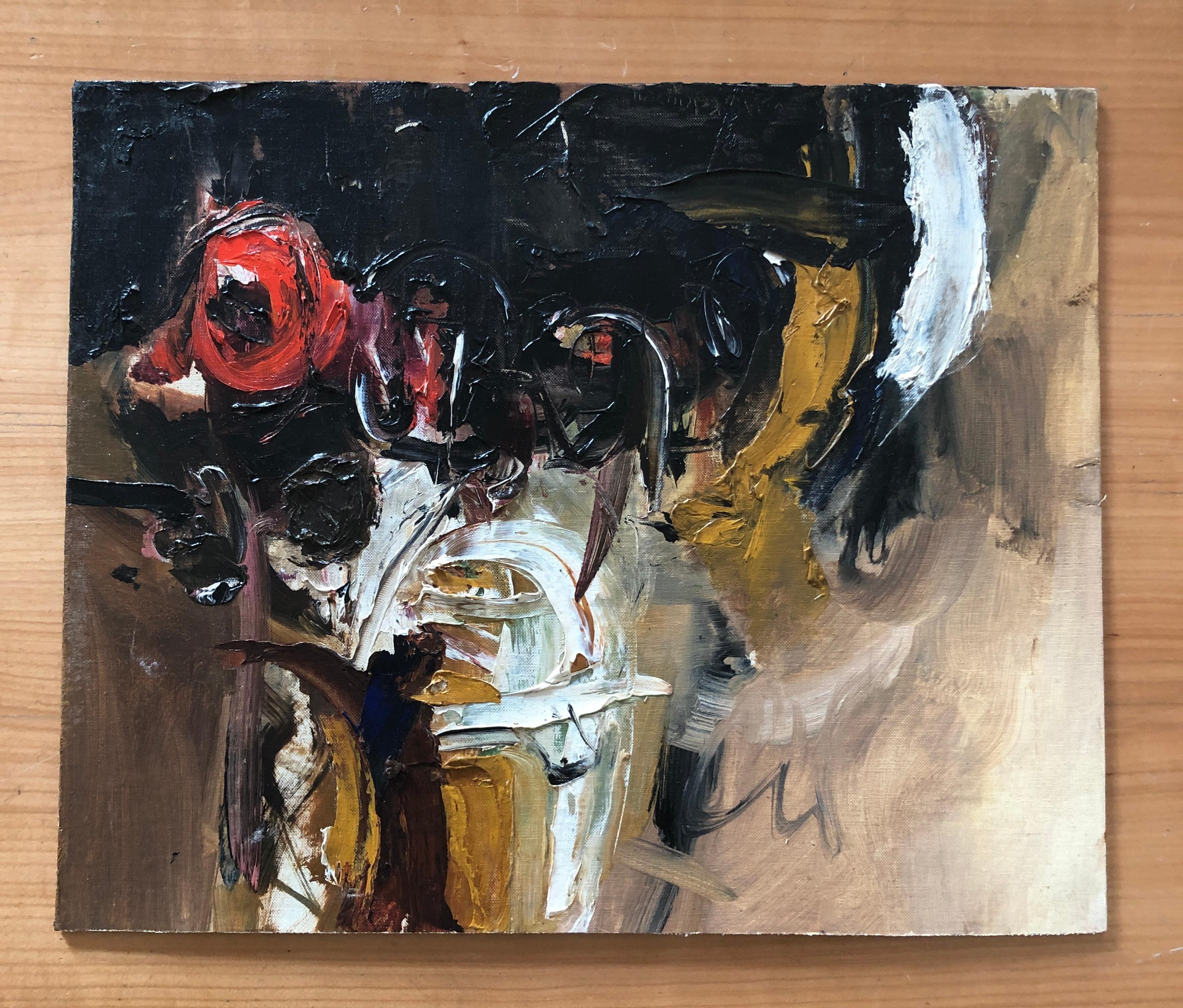 Abstrakte Zusammensetzung – Painting von Unknown