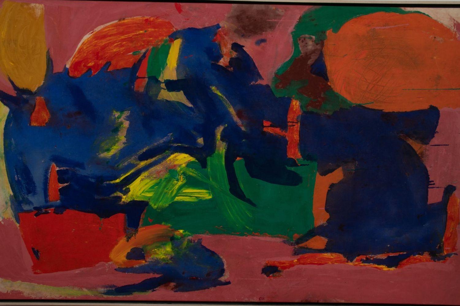 Abstrakte Komposition (Zeitgenössisch), Painting, von Unknown