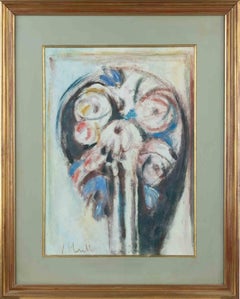 Composición abstracta - Pintura al óleo - Mediados del siglo XX