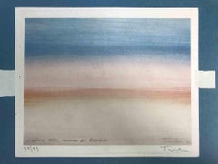 Abstract Composition - Original Lithograph  - 1981