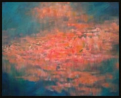 Abstract Expressionism Riviera Nocturnal Twilight Reflections Edouard D. Louis