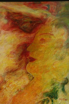 Abstract Expressionist  Figurative Female Painting