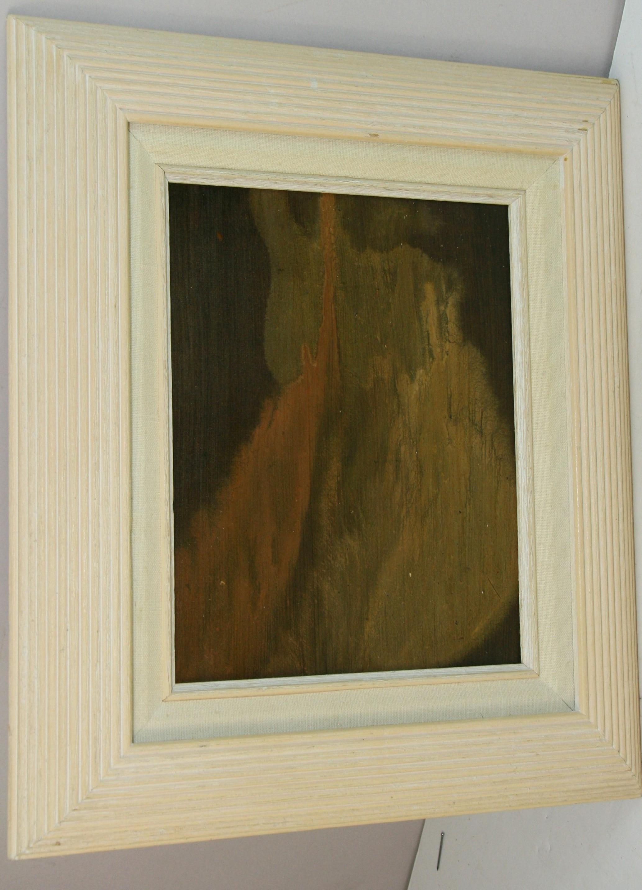 Abstrakte expressionistische Waldlandschaft – Painting von Unknown