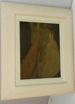 Abstract Expressionist Forest Landscape, Oil on Canvas, Framed, 1970s