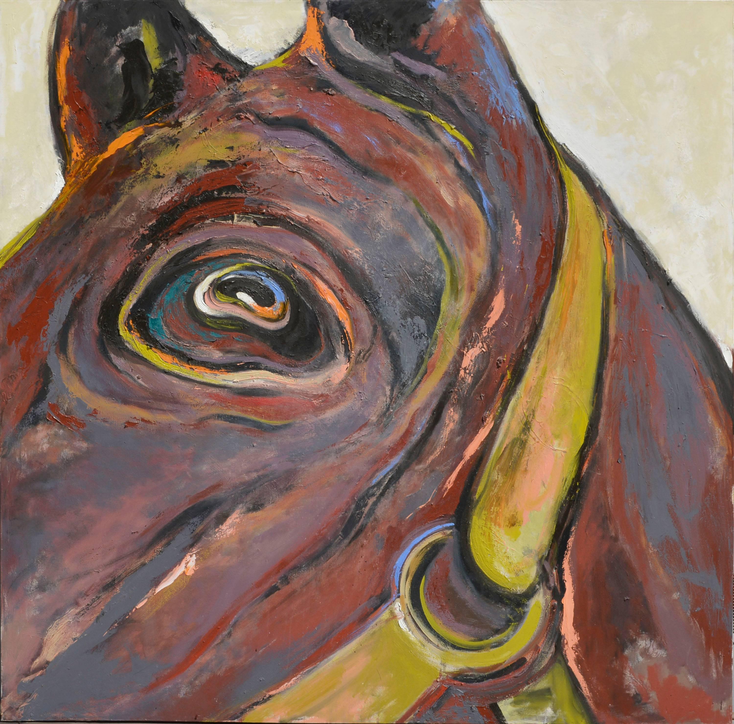 Large Scale Abstract Expressionist Horse