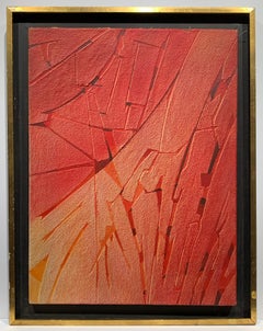 Abstract Expressionist mid-century oil painting