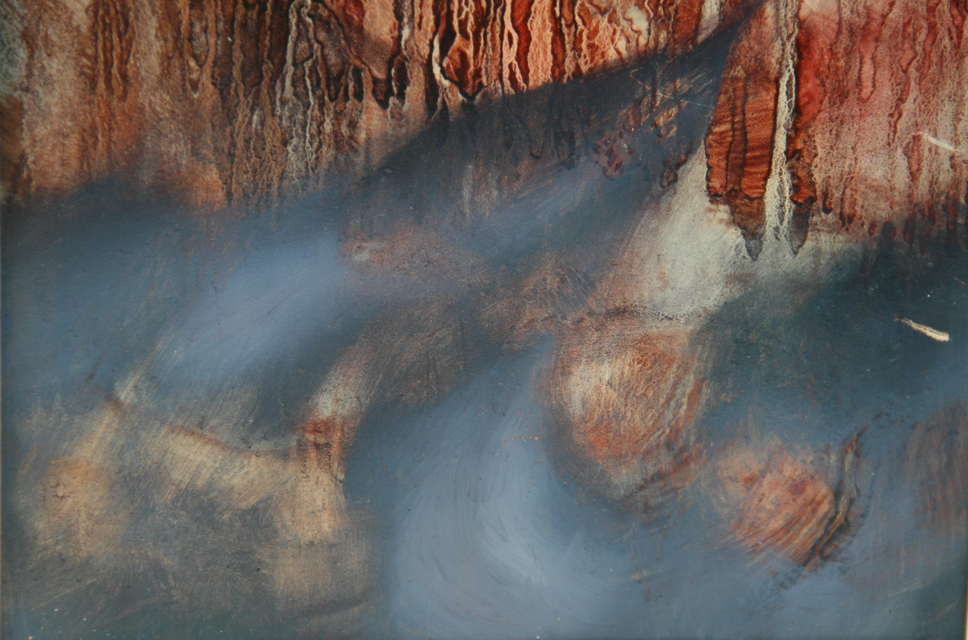 Paisaje montañoso expresionista abstracto en venta 1