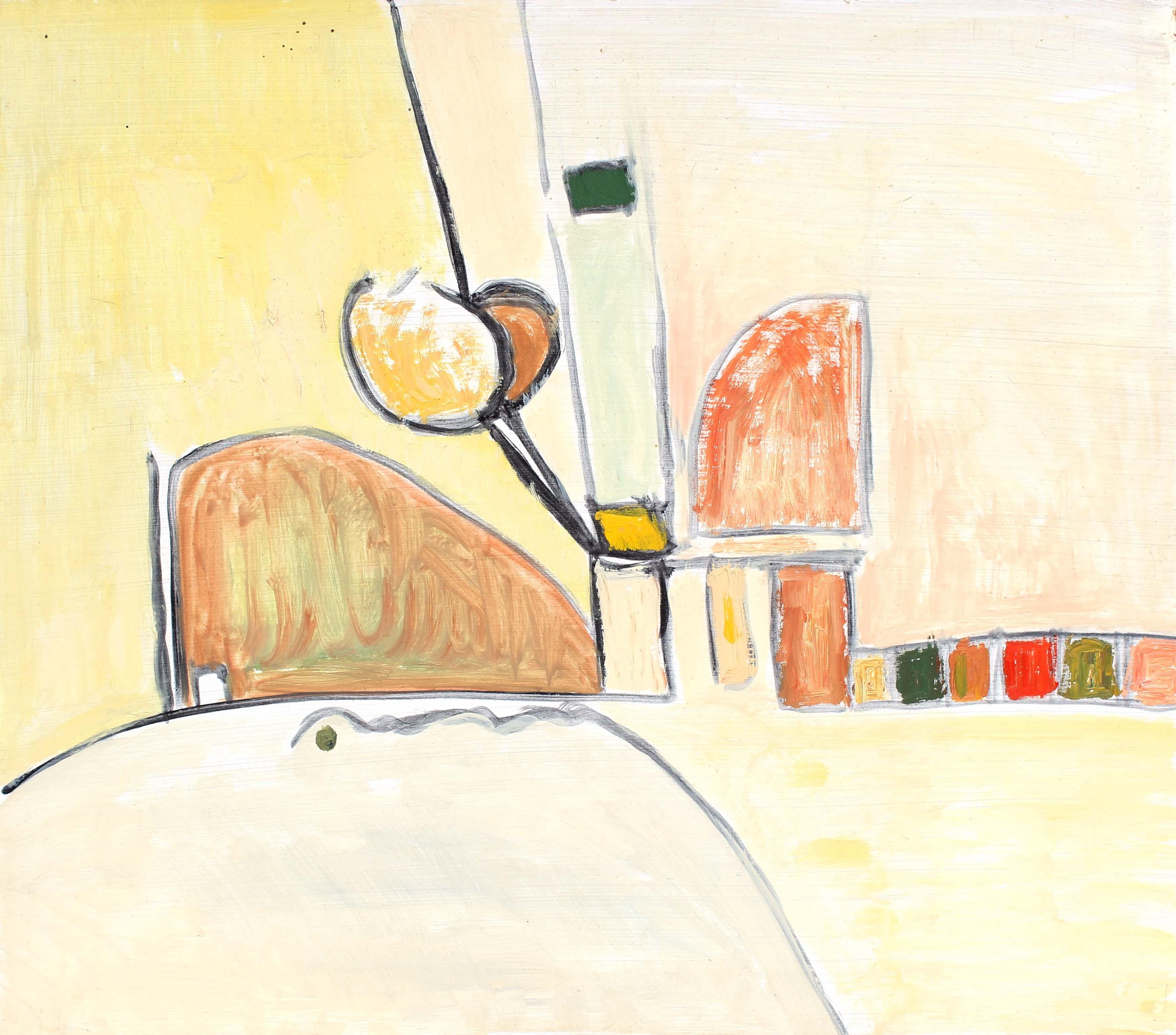 Pittura Espressionista Astratta Americana 1960's Mid Century New York Colorata - Painting Espressionismo astratto di Unknown