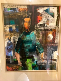 Vintage Abstract Expressionist Painting
