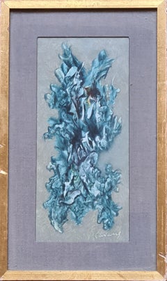 Abstract Expressionist Symphony in Blue, Follower of Clyfford Still