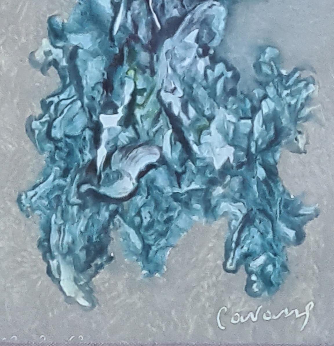 Abstract Expressionist Symphony in Blue, Follower of Clyfford Still For Sale 1