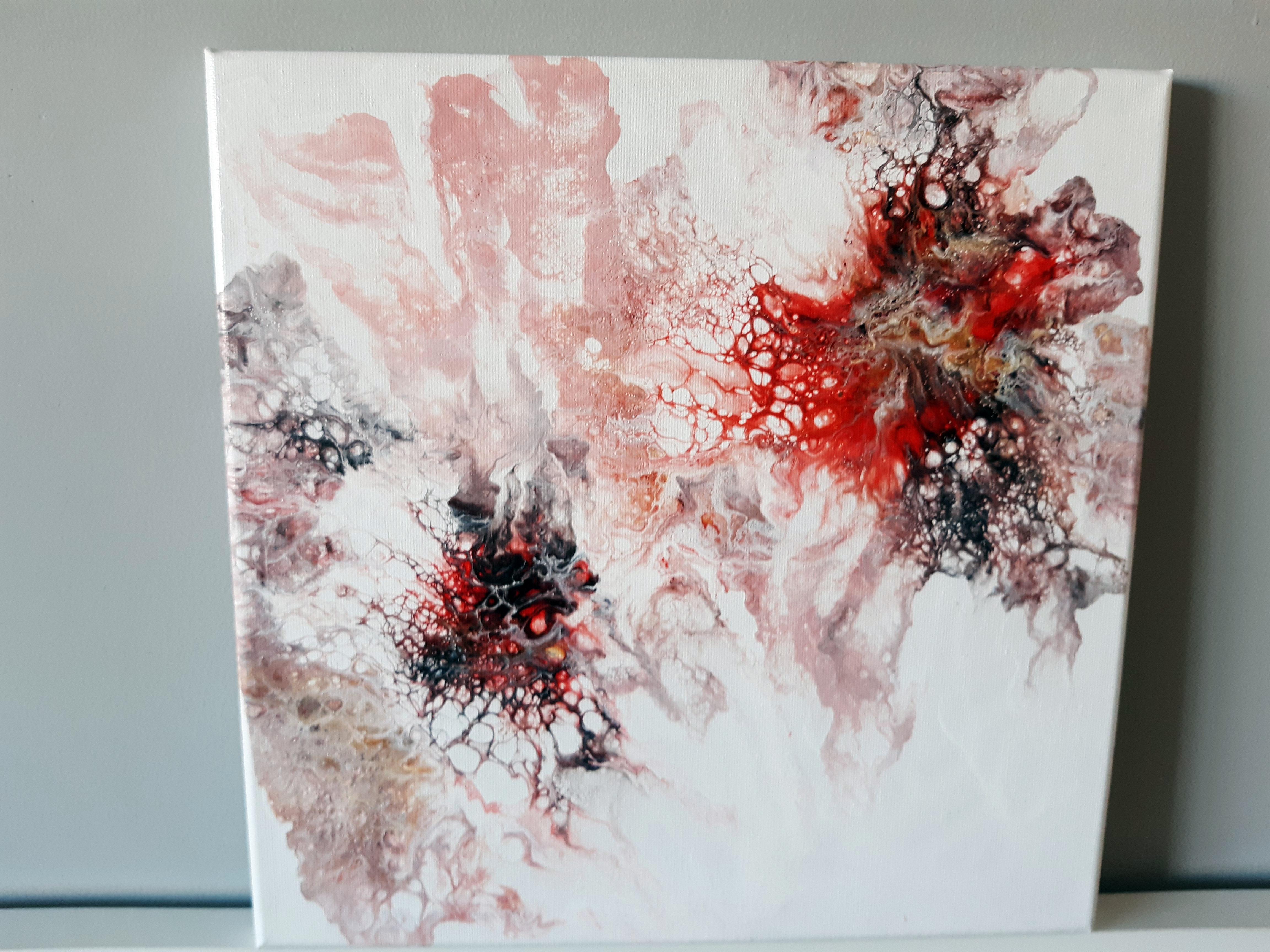 ABSTRACT - Gray Abstract Painting by Unknown