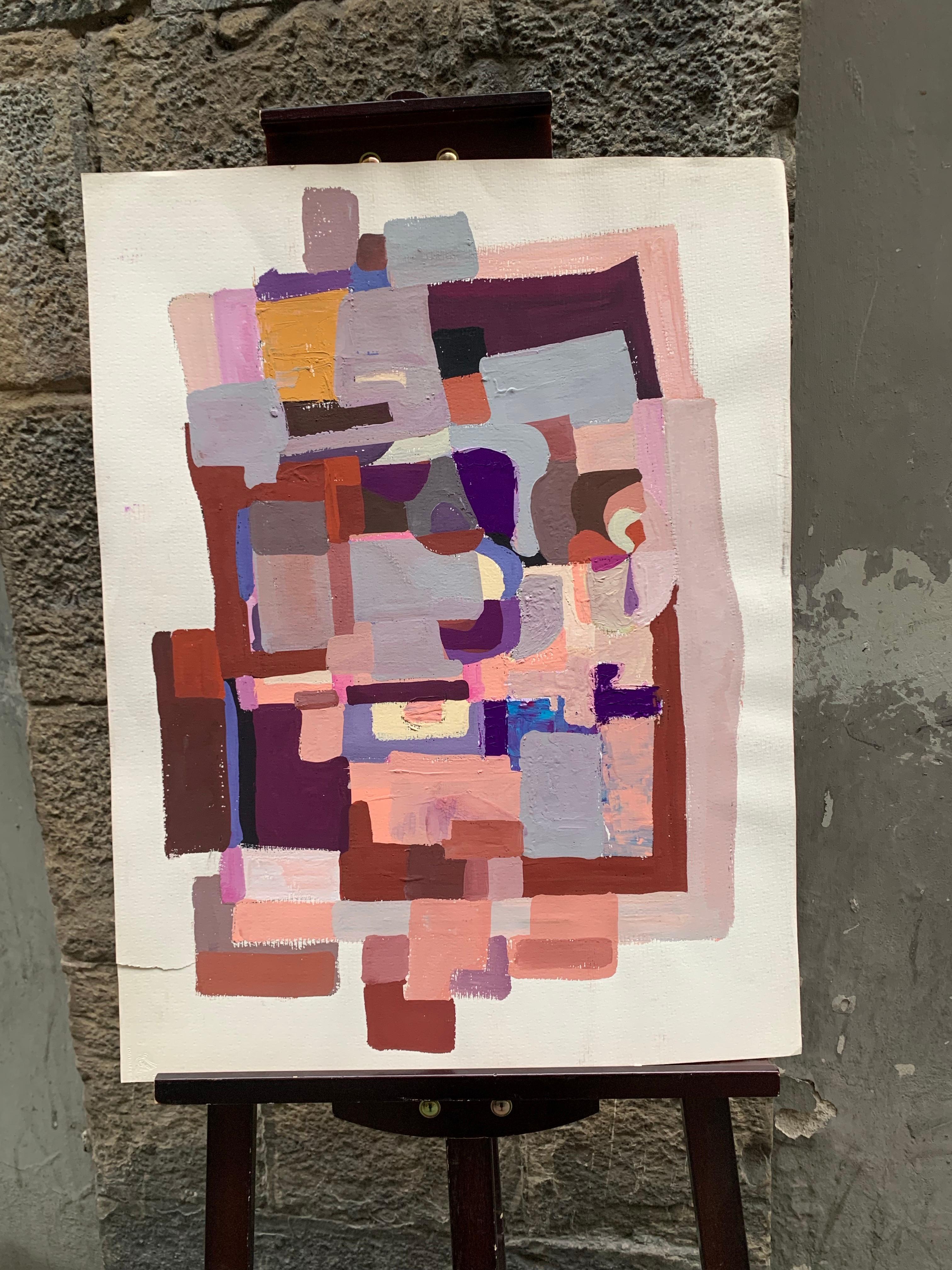 Abstract Geometric Composition. Second half of the 20th century For Sale 1
