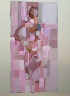 Abstract Geometric Female Nude Artist: Unattributed Date: Circa 1970