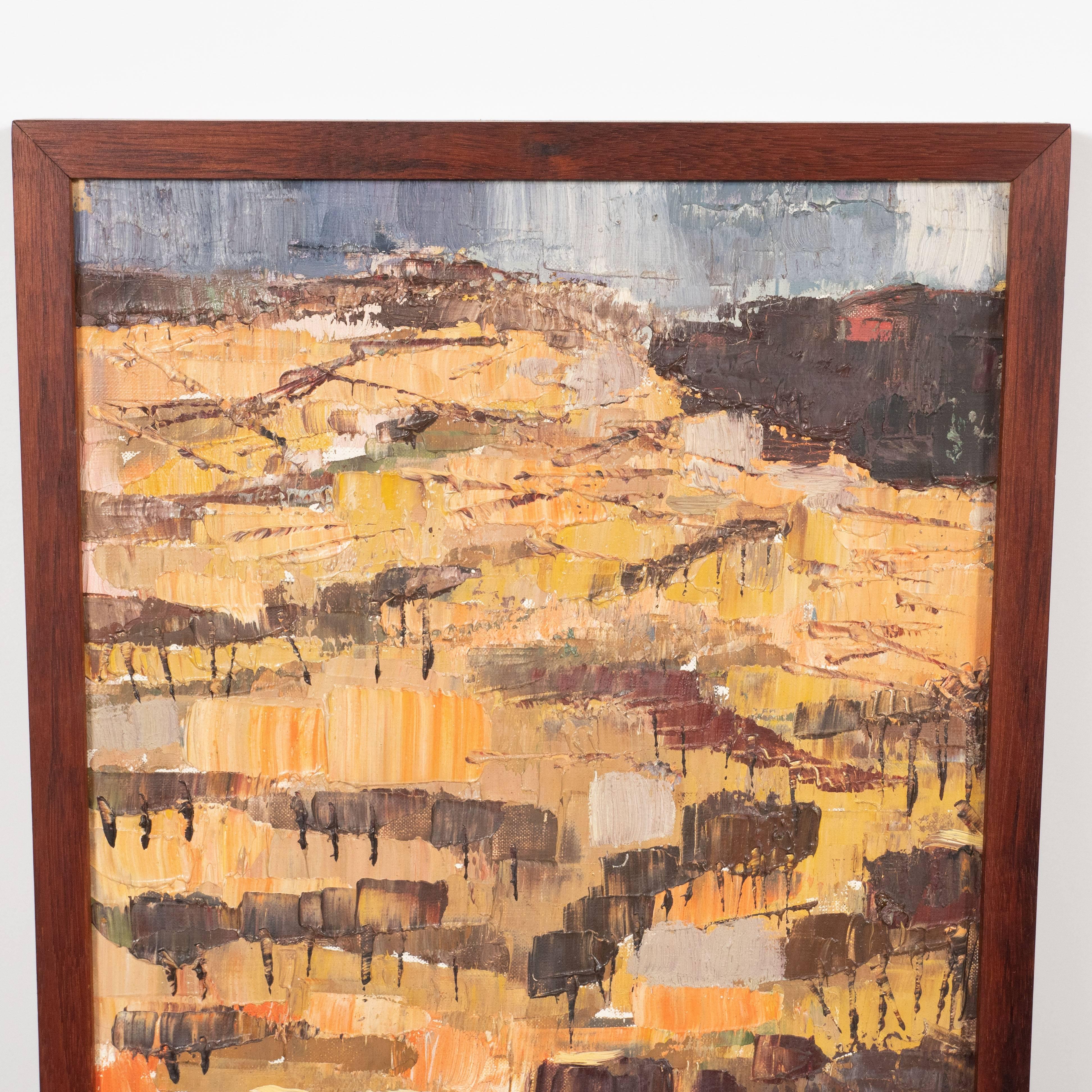 Abstract Hilltop - Abstract Expressionist Painting by Unknown