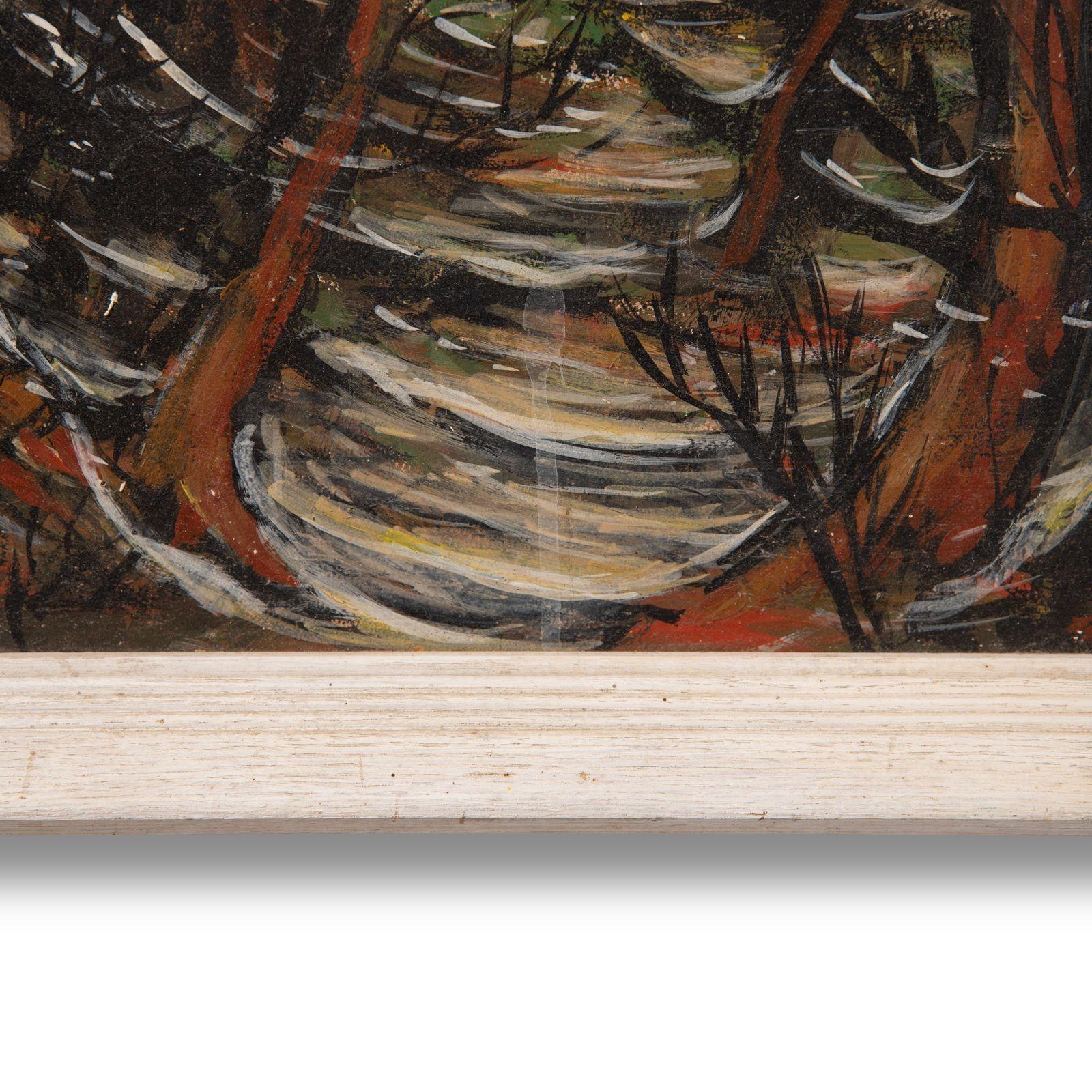 Quadro impressionista astratto 