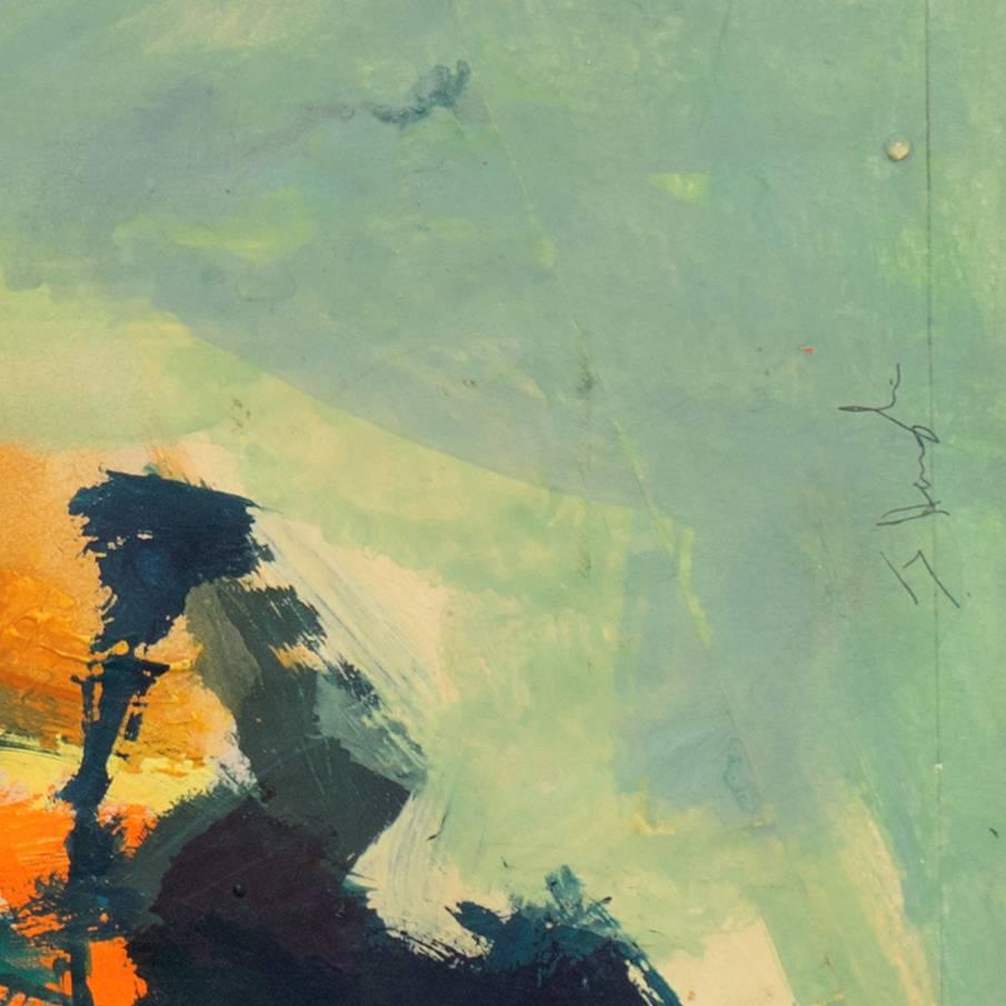 'Abstract in Coral and Jade', American School For Sale 1