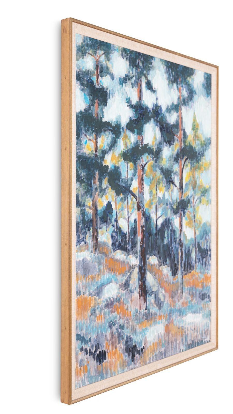 Paesaggio astratto di Stephen Thomas Rascoe, 1924 - 2008, olio su tavola. Stephen Rascoe è un artista di formazione classica le cui opere si trovano in innumerevoli musei e collezioni private in tutto il mondo.