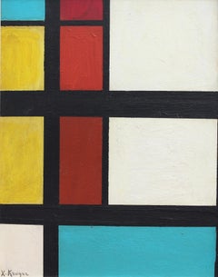 'Abstract of Lines and Colours' German School (circa 1960s)