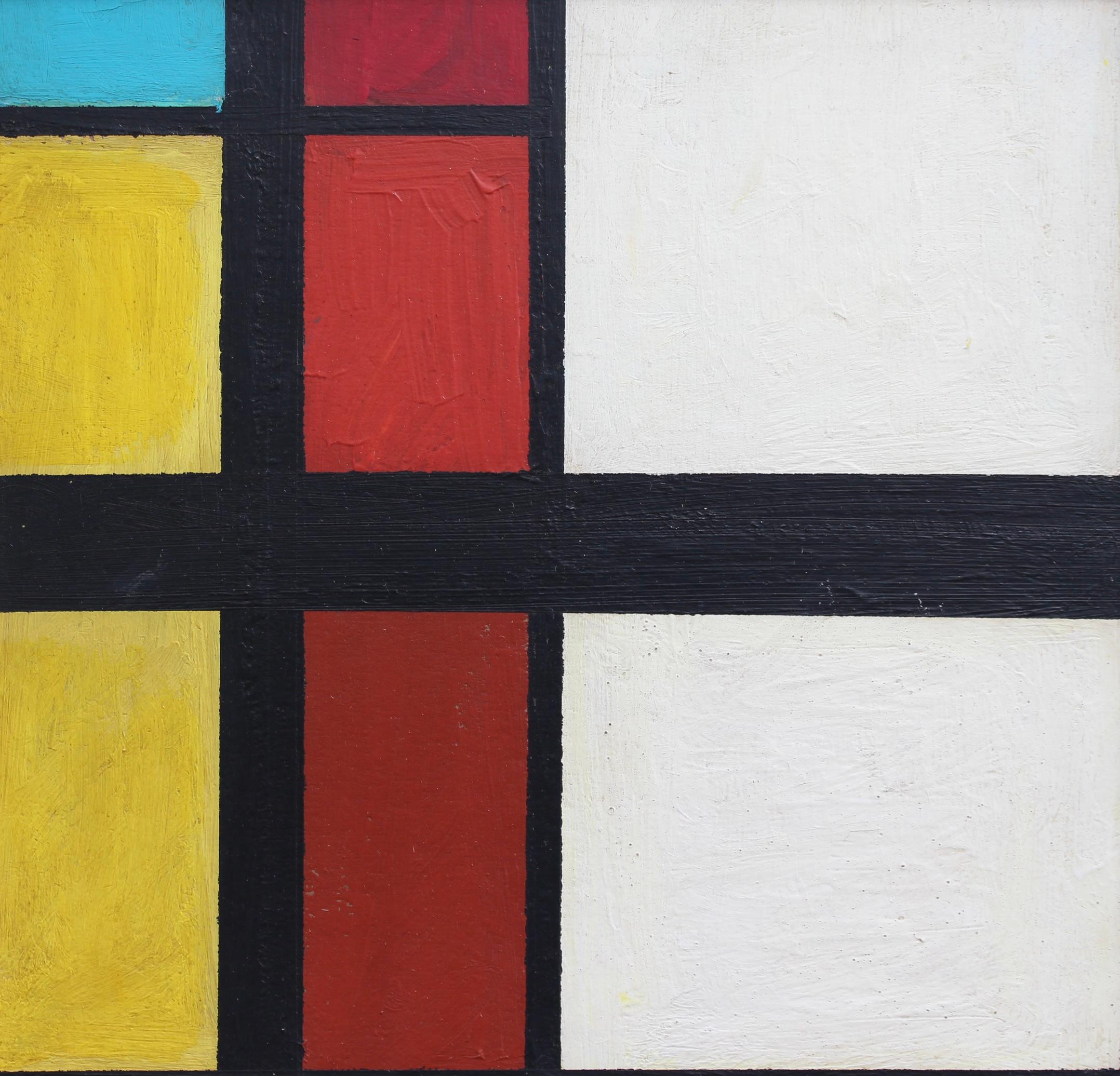'Abstract of Lines and Colours' German School (circa 1960s) For Sale 2