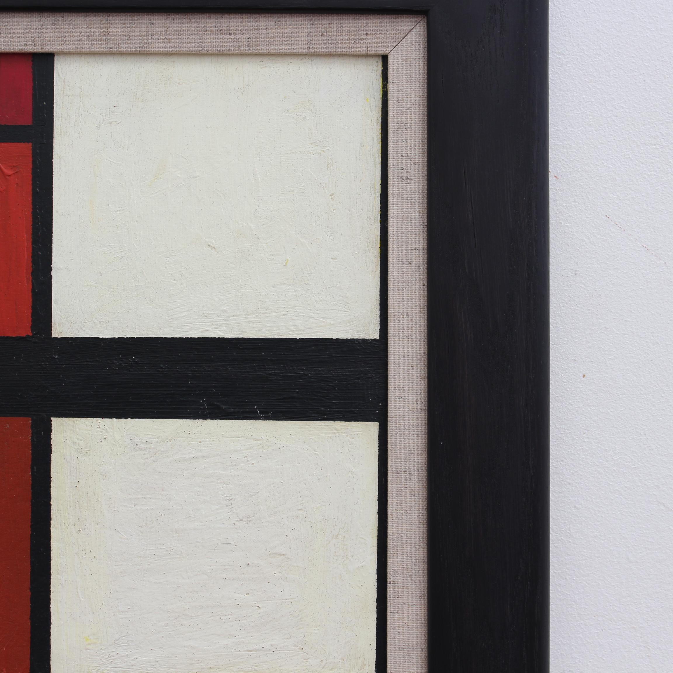 'Astratto di linee e colori' German School (circa anni '60) in vendita 3