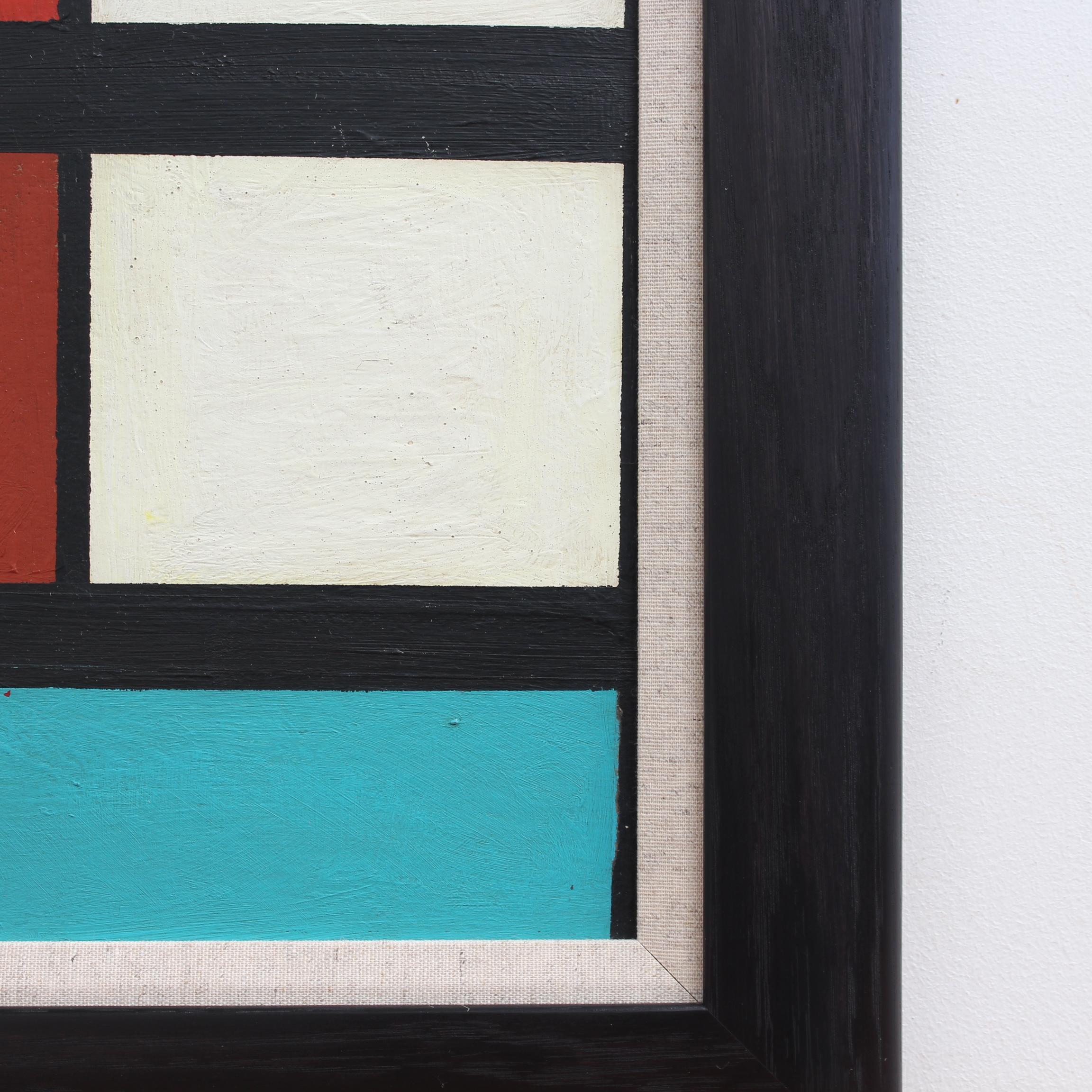 'Abstract of Lines and Colours' German School (circa 1960s) For Sale 4