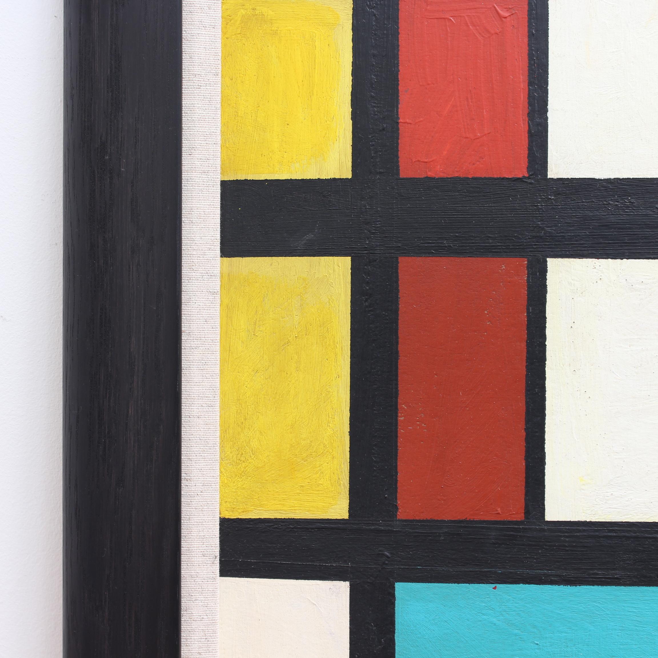 'Abstract of Lines and Colours' German School (circa 1960s) For Sale 6