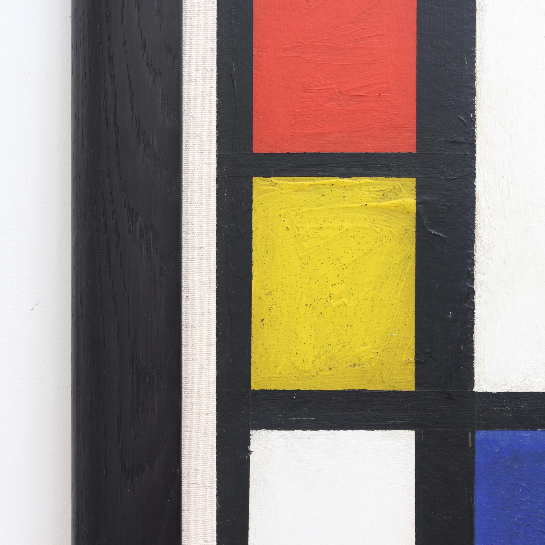 'Abstract of Lines and Colours II' German School (circa 1960s) For Sale 5
