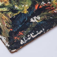 20th Century Oil on Abstract Painting by A. Mackay. Signed Art