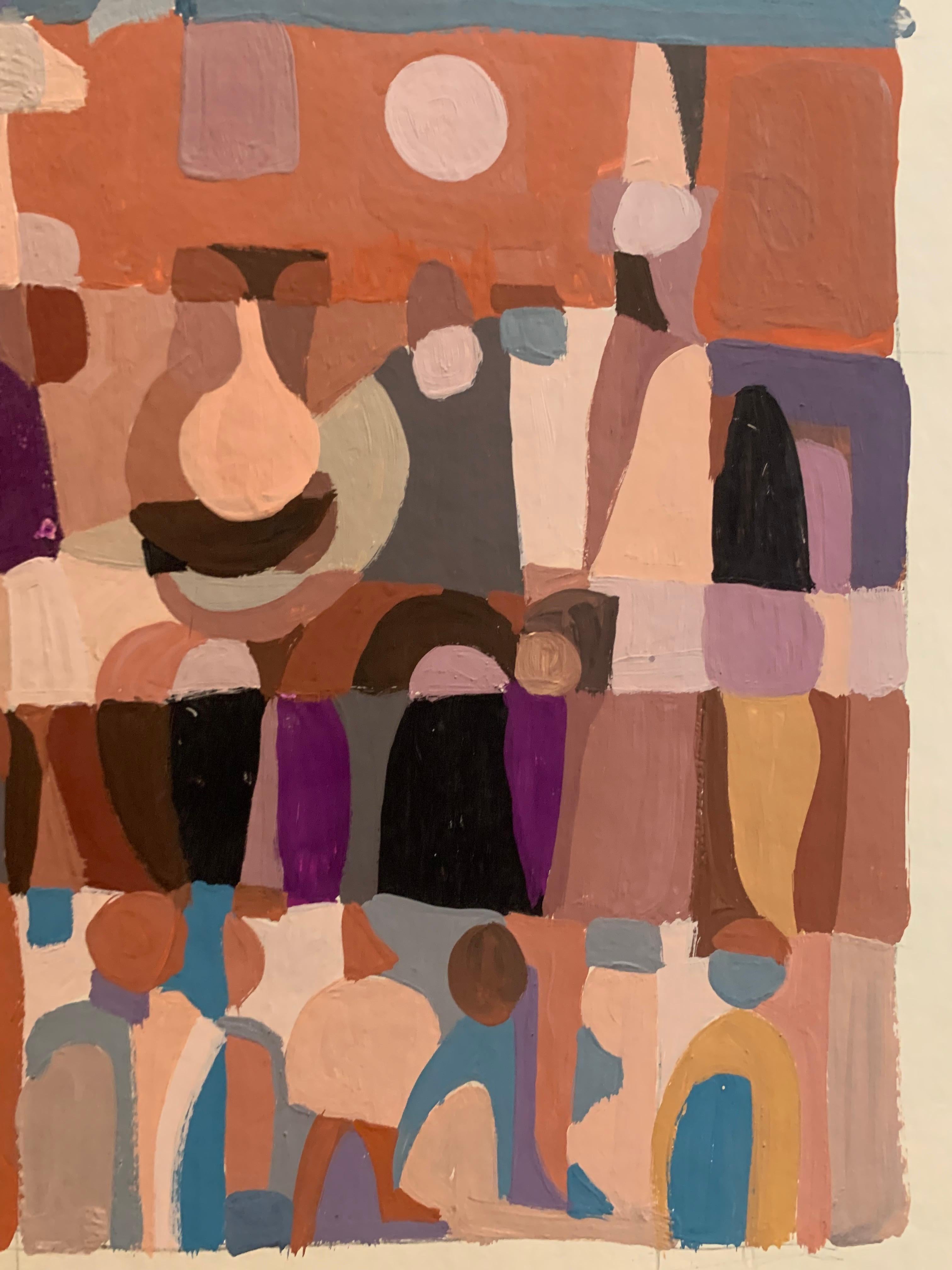 Paesaggio urbano astratto. 1970 circa

Composizione geometrica astratta con figure e architettura

Artista: Non attribuito

Data: Circa 1970
Mezzo: Olio su cartone
Dimensioni: H. 65 cm x L. 50 cm

Questo dipinto geometrico astratto presenta una