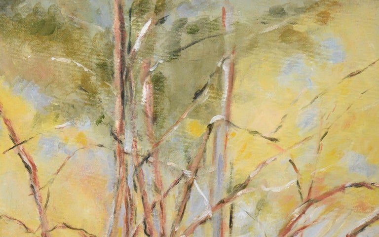 Abstracted California Spring Landscape - Painting by Unknown