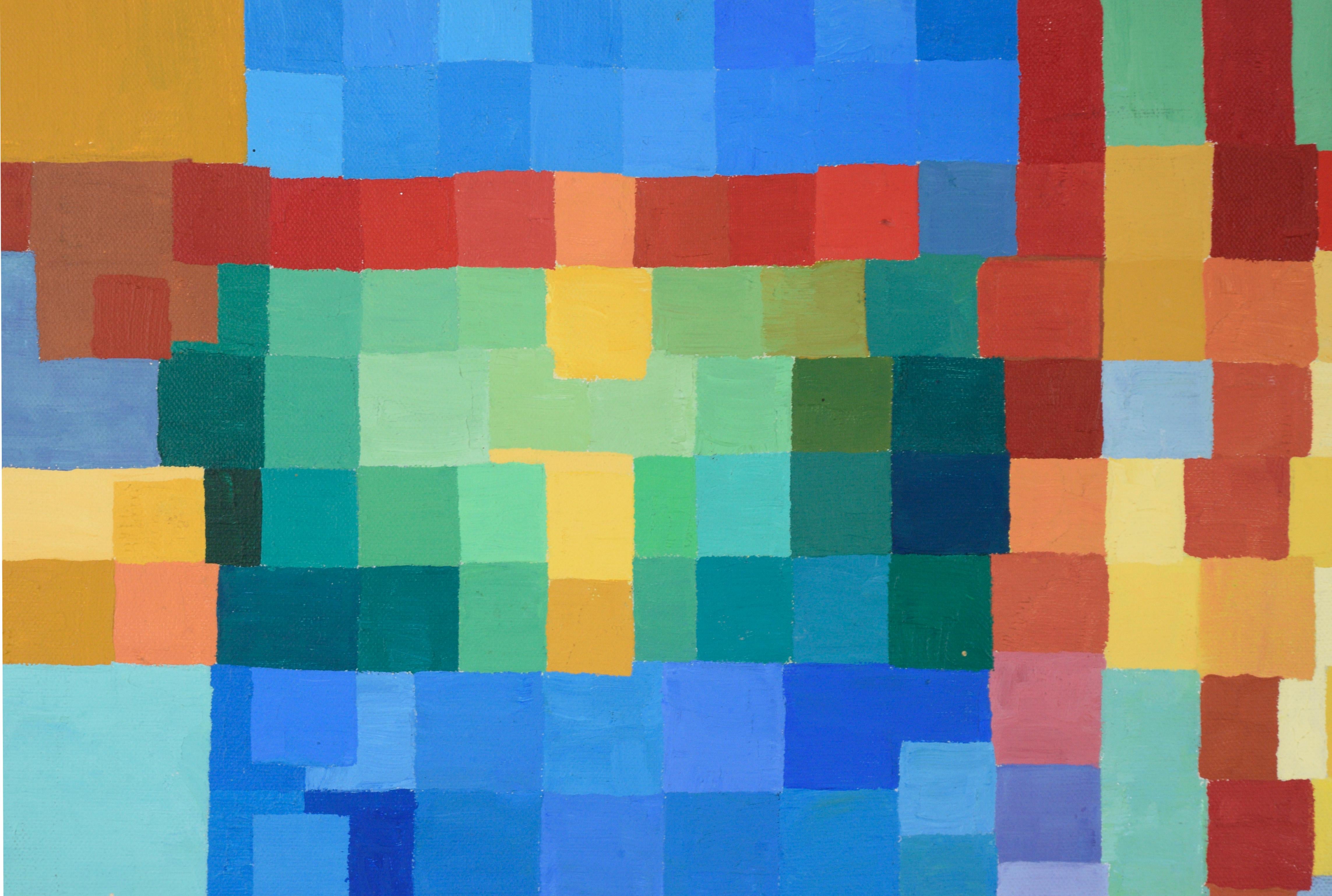 artist who paints squares