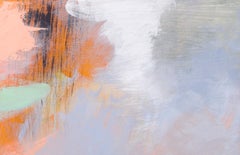 Abstracted Vertical Landscape in Acrylic on Canvas