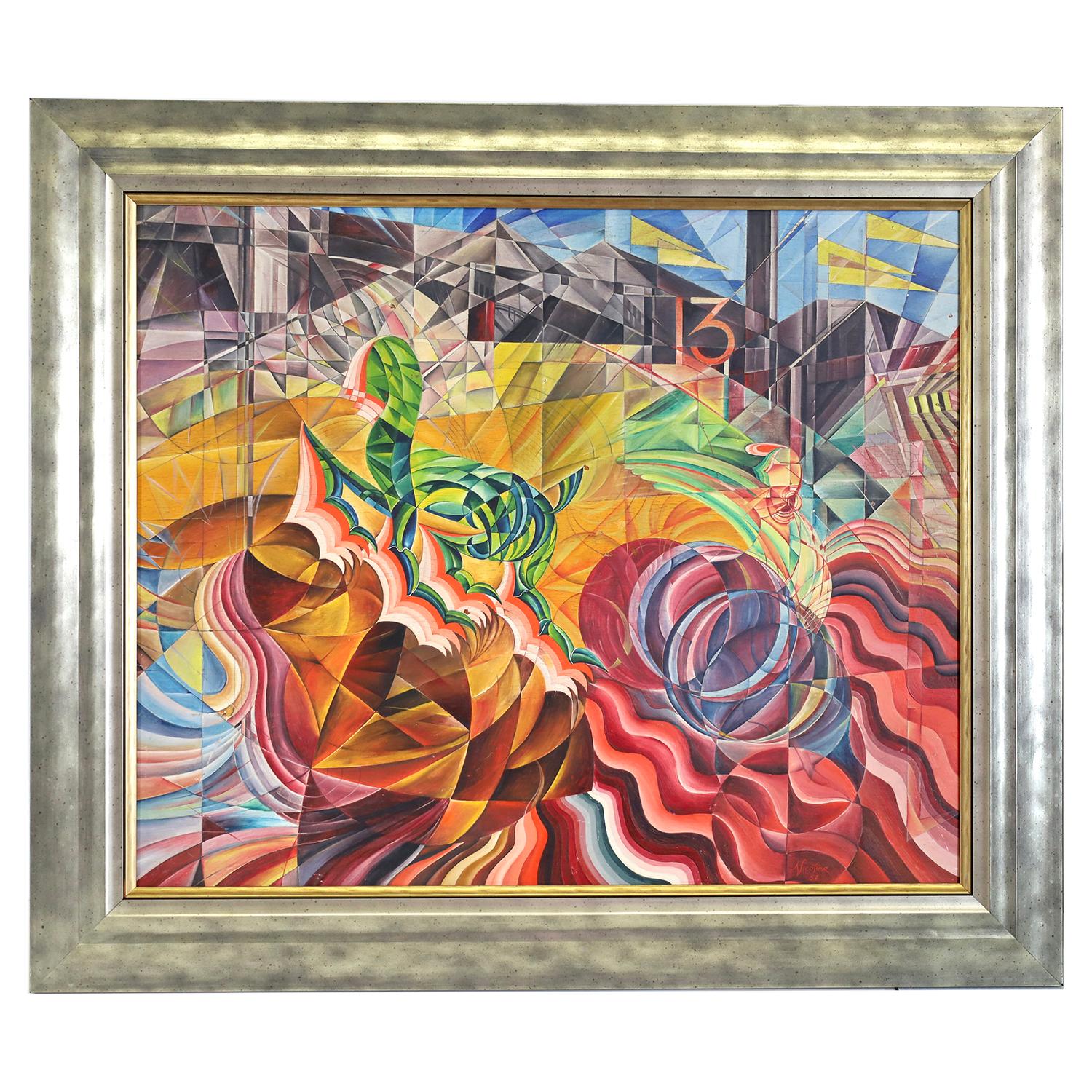 Abstraction – Painting von Unknown