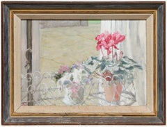 A.C - 20th Century Oil, Study of a Cyclamen