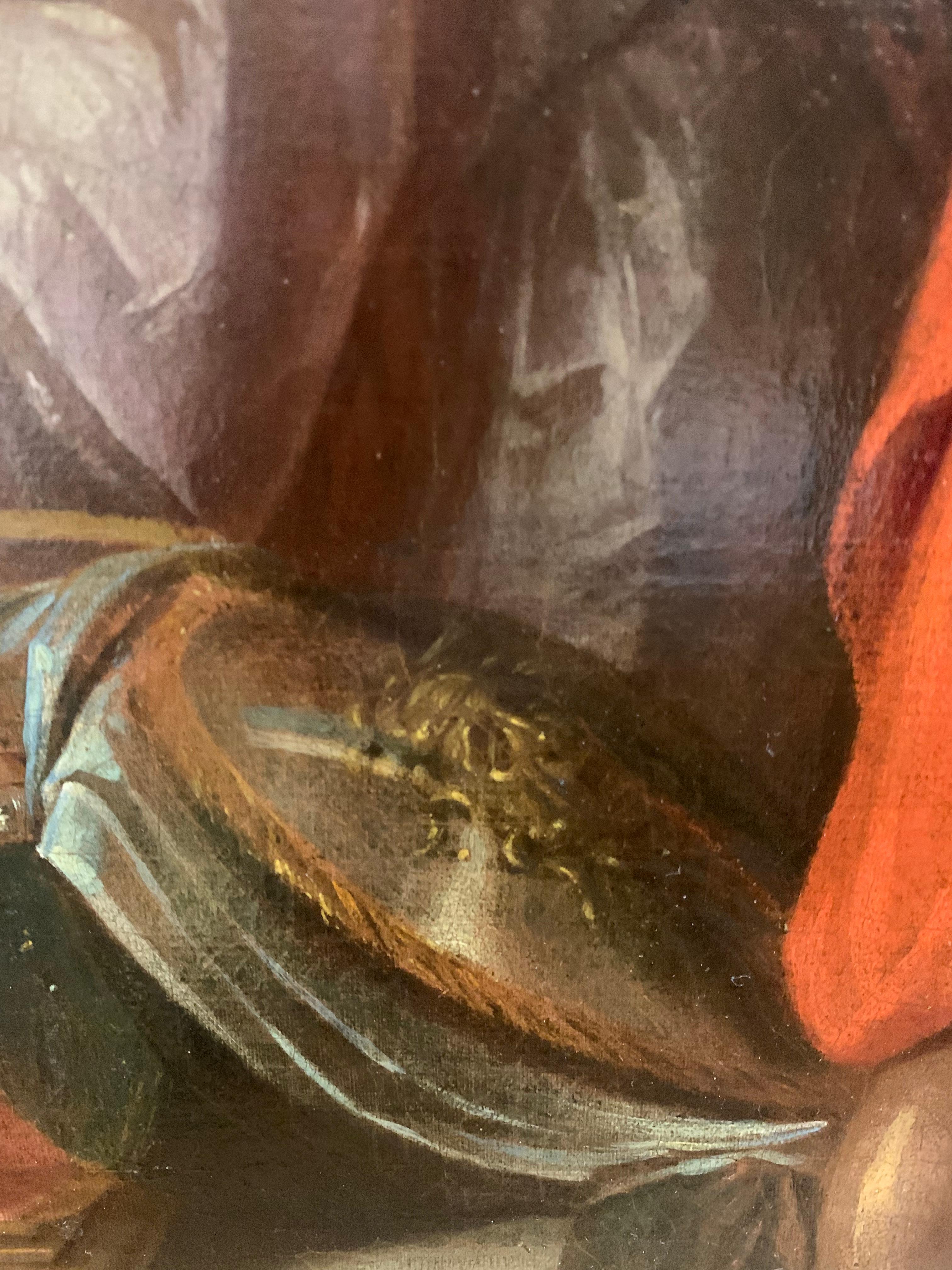 Aquiles disfrazado de mujer descubierto por Ulises. Escuela holandesa, hacia 1720 - Painting Barroco de Unknown