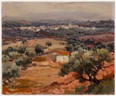 Aciques Carboqell - 1982 Oil, Campos de Olivos