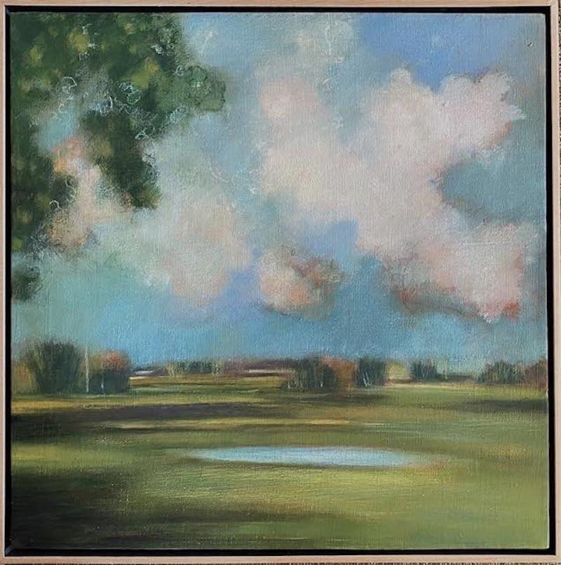 Across The Fields  - Painting by Unknown