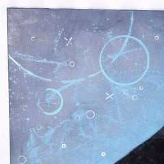 Acrylgemälde auf Leinwand eines Hundes