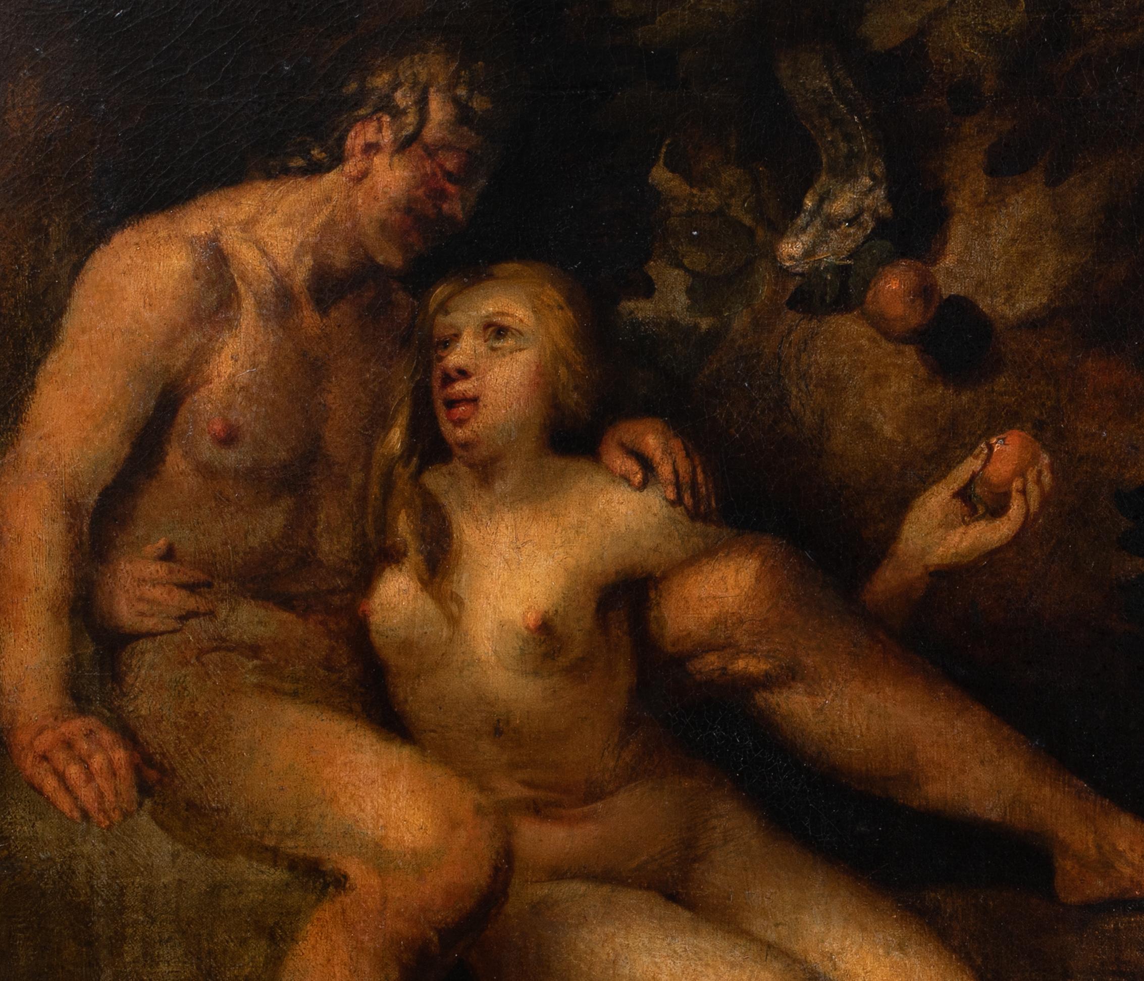 Adam et Eve dans le jardin d'Eden, école flamande du XVIe siècle 3