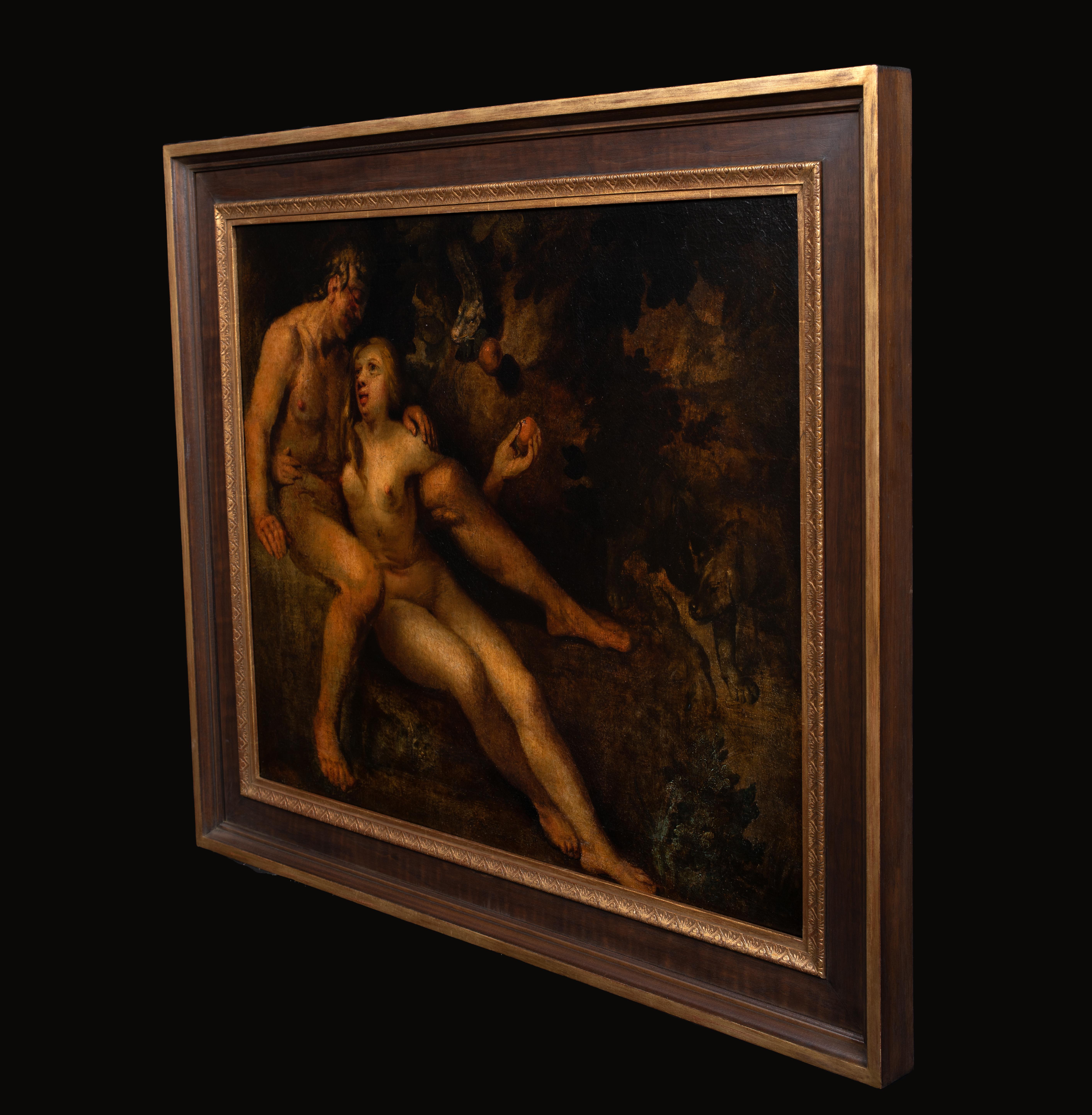 Adam et Eve dans le jardin d'Eden, école flamande du XVIe siècle 6