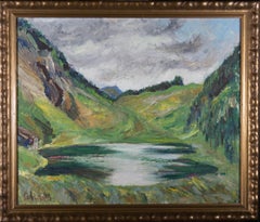 Adolf Fehr (1886-1964) - Mid 20th Century Oil, Mountain Lake