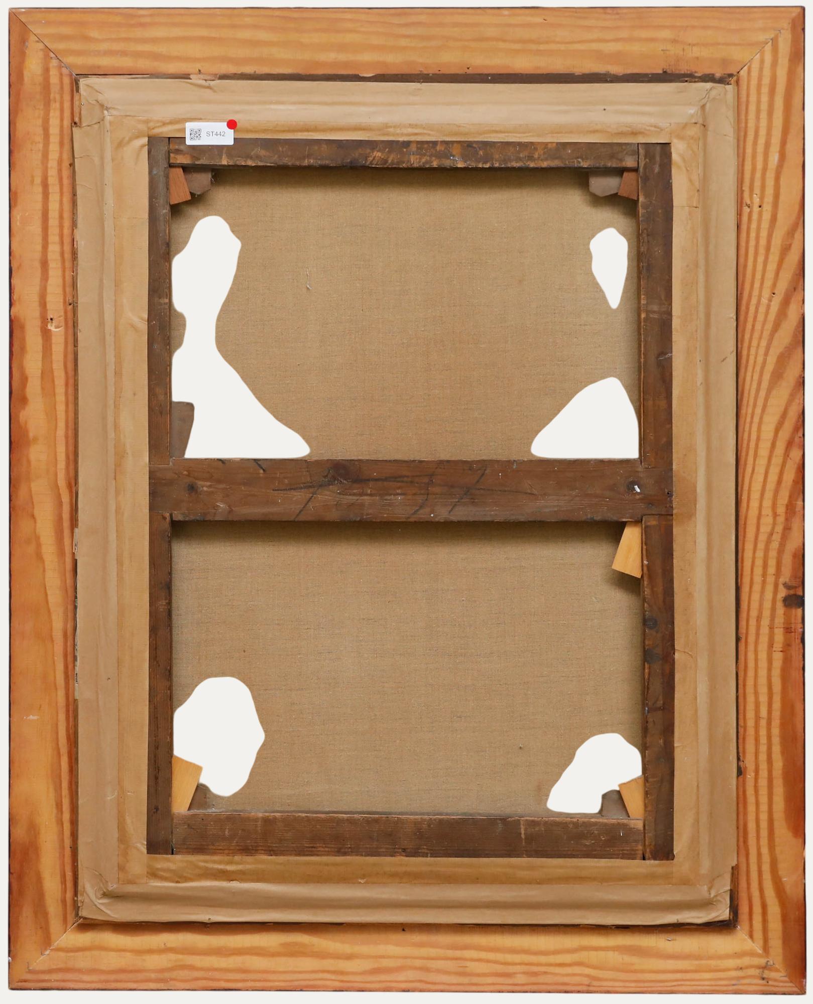 Adolphe Phalipon - Gerahmtes Öl von 1879, Die erloschene Kerze (Schwarz), Still-Life Painting, von Unknown