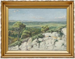 Adrian Hill (1895-1977) - Mitte 20. Jahrhundert Öl, Provenzalische Landschaft