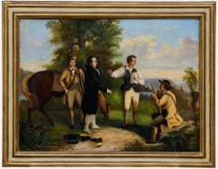 After Asher Brown Durand (1796-1886) - Oil, The Capture of Major André